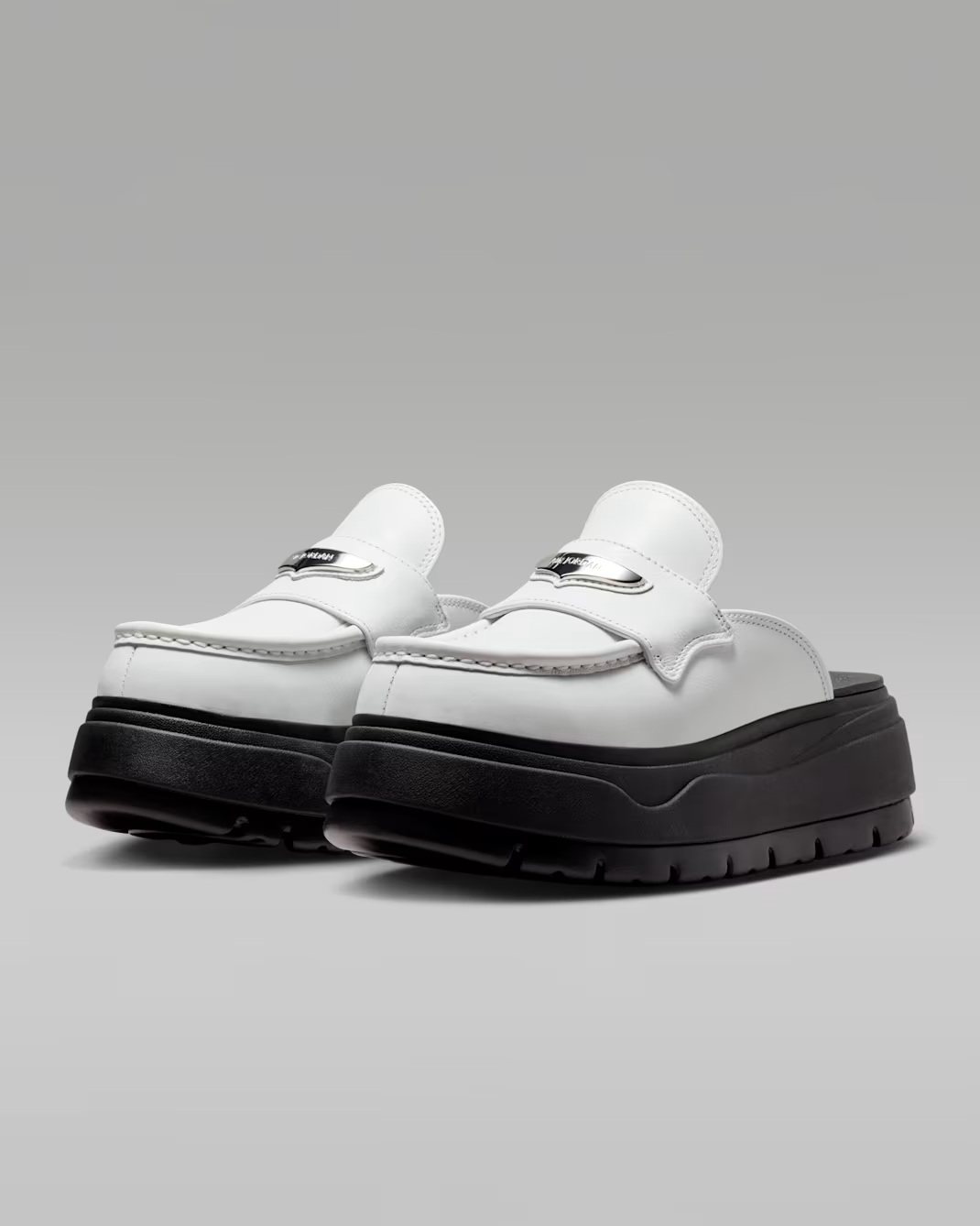 HJ4292-100 Nike Air Jordan Mule Summit White Black Metallic Silver (Women's)