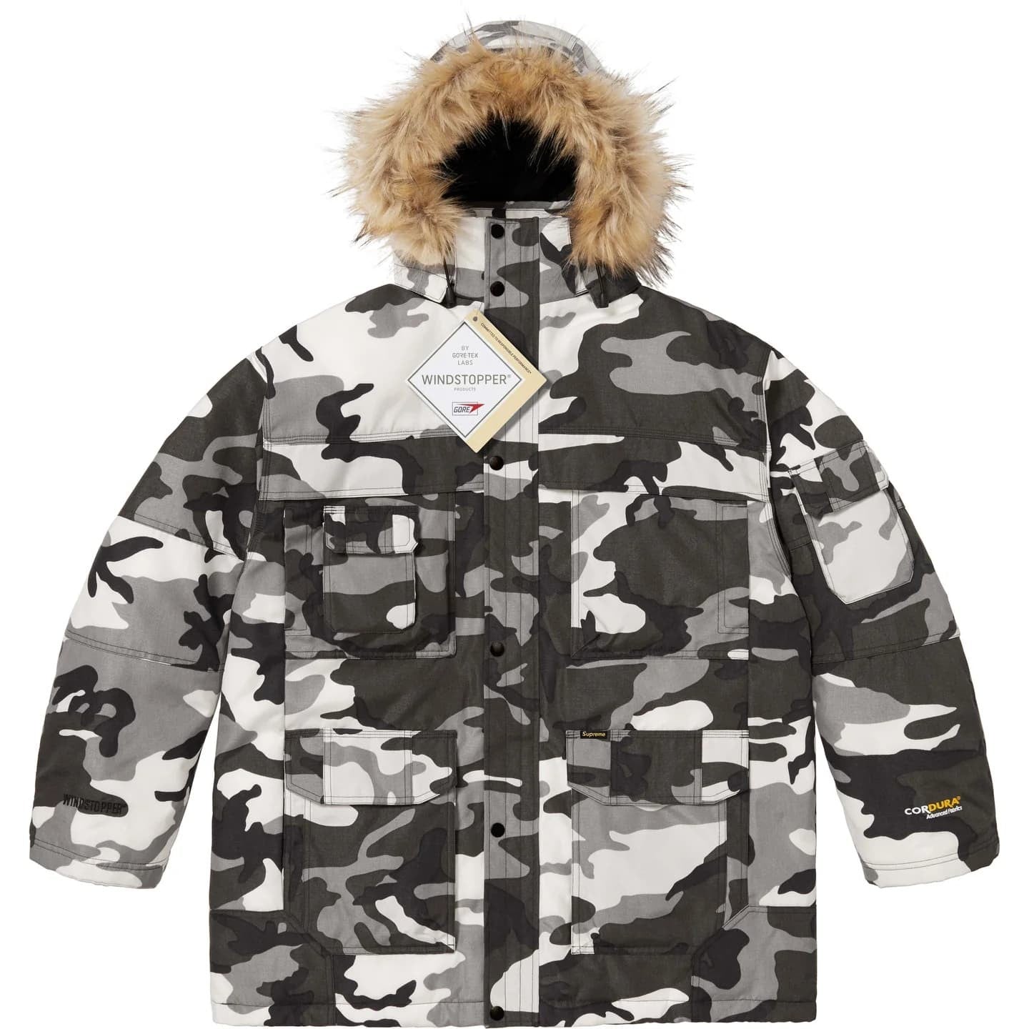 Supreme Cordura Snorkel Coat Snow Camo