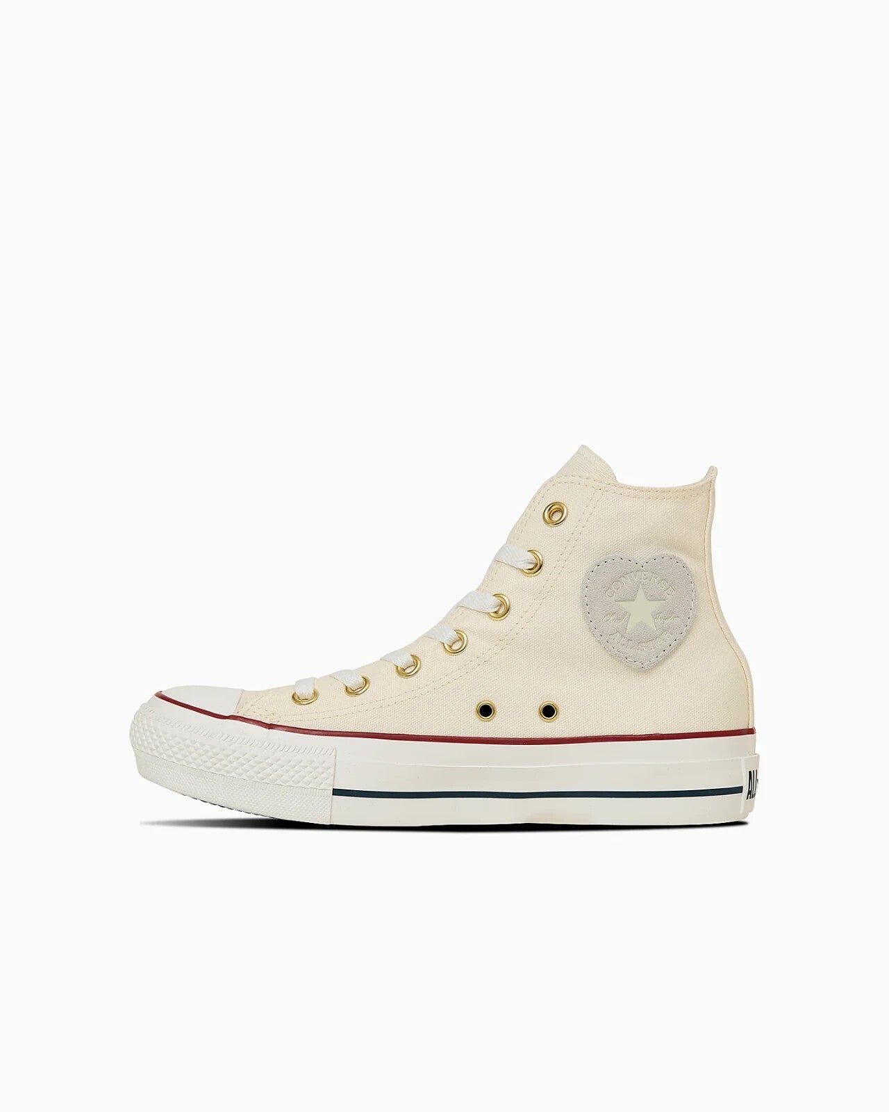 31315780 Converse All Star PLTS Heartpoint Hi Pale Ivory (Women's)