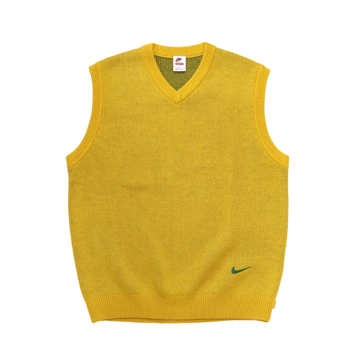 Supreme Nike Sweater Vest Yellow