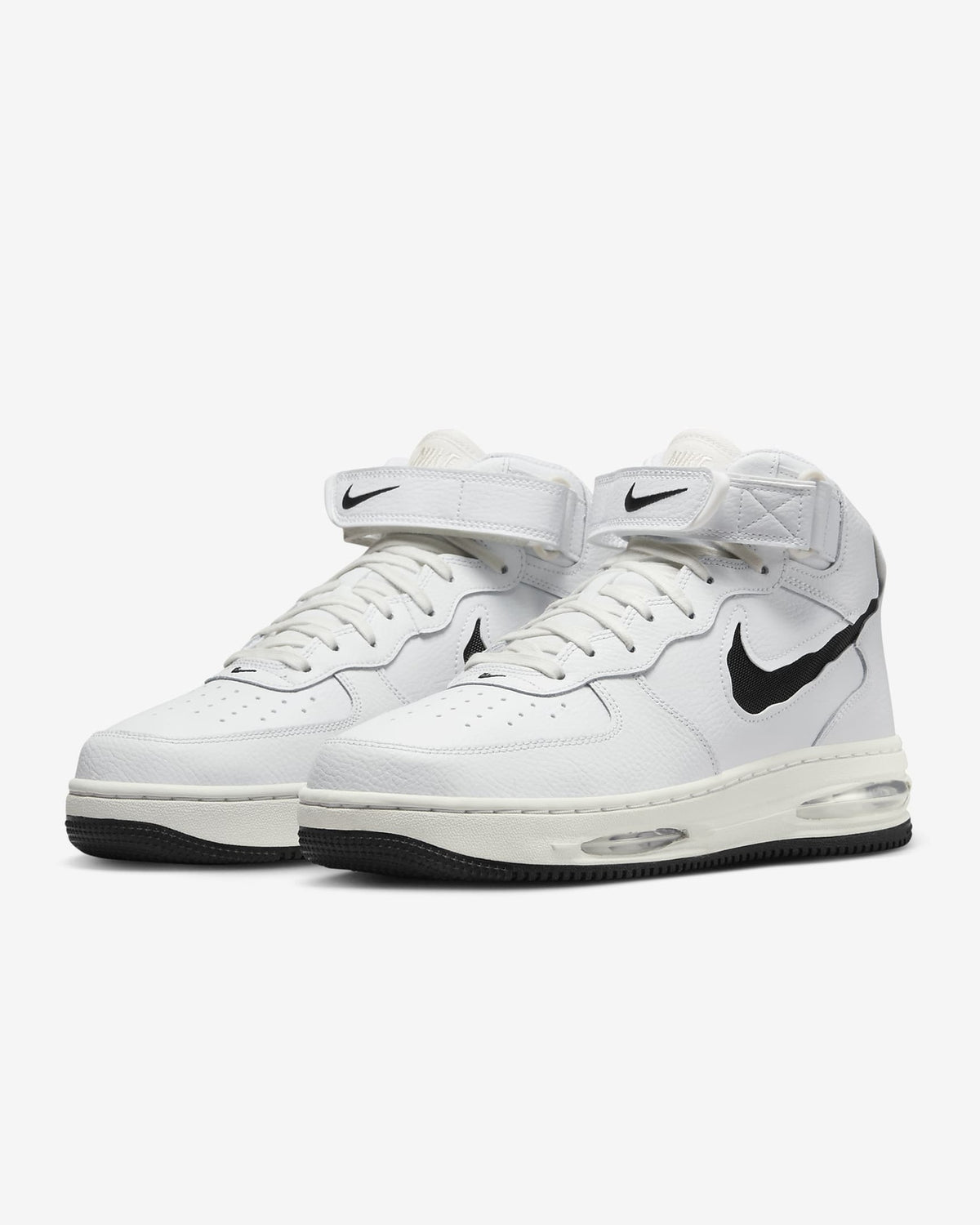 FB1374-101 Nike Air Force 1 Mid Evo Summit White Sail Black (Men's)