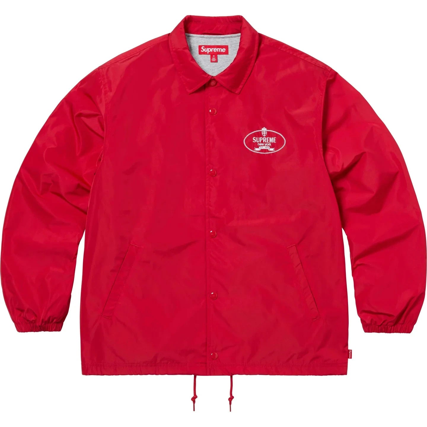 Supreme Crest Coaches Jacket Red
