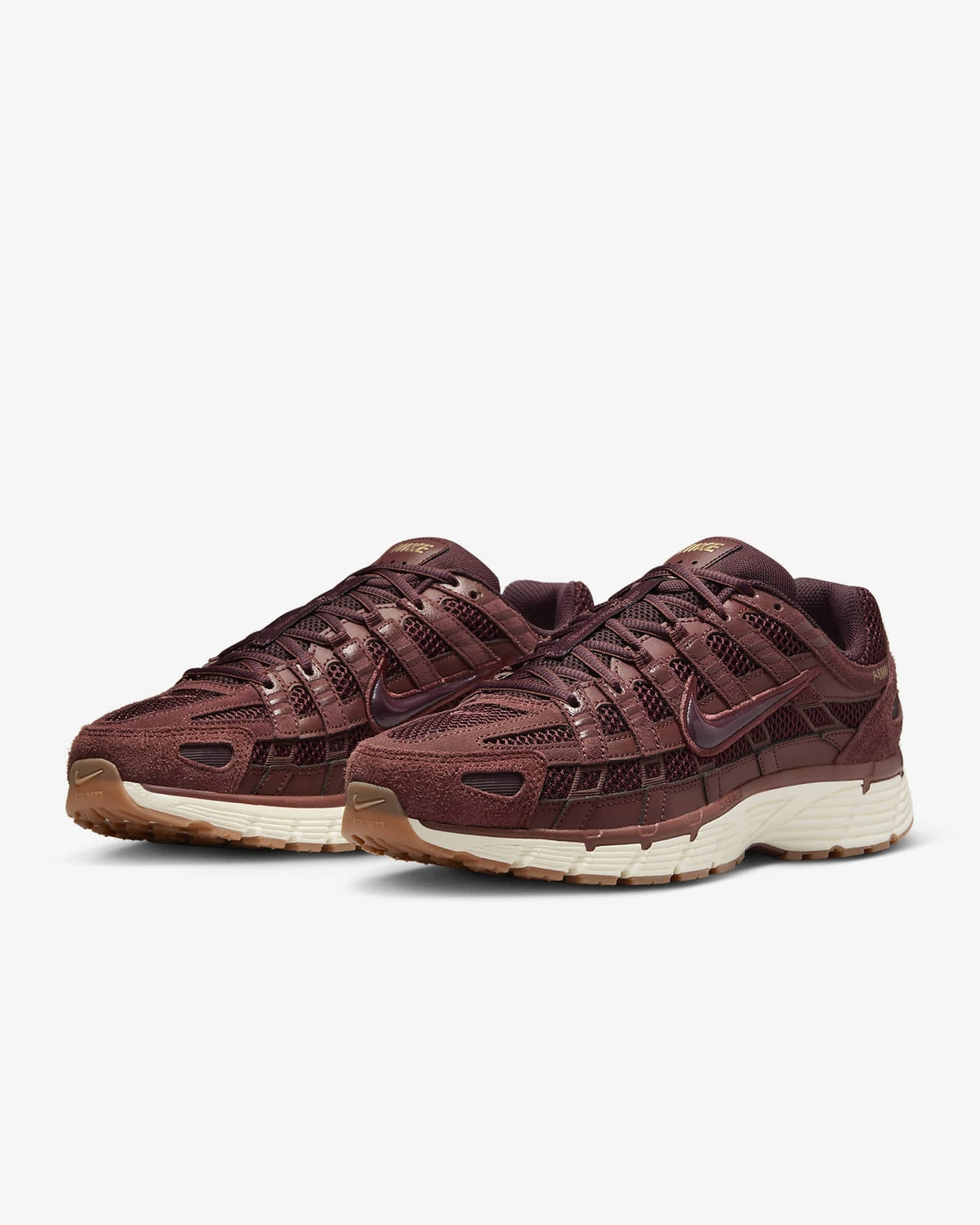 HF0015-200 Nike P-6000 SE Dark Pony Metallic Gold Pale Ivory Burgundy (Men's)