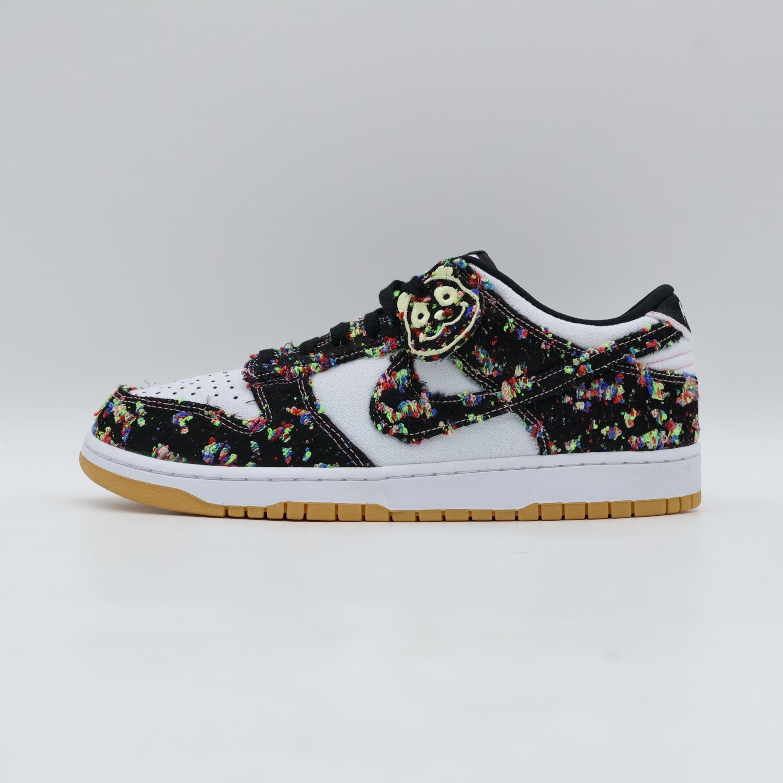 IB2263-100 Nike Dunk Low Panda White Gum Yellow (Men's)