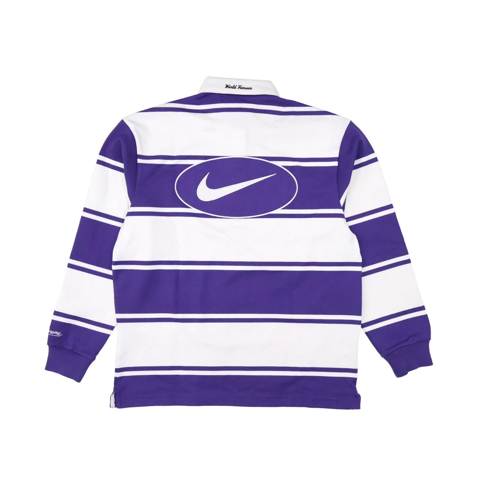 Supreme Nike Stripe Rugby Purple