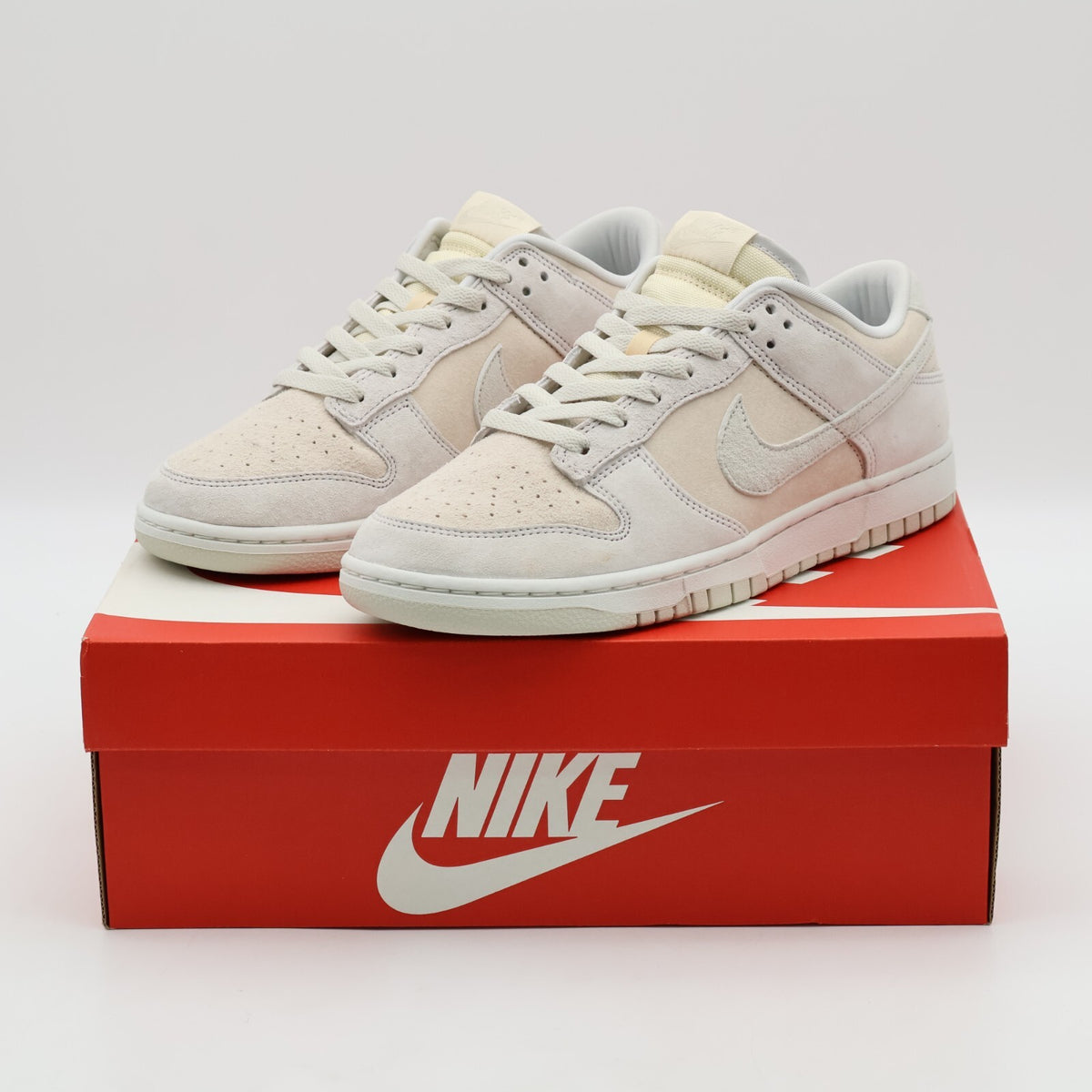 DD8338-001 Nike Dunk Low Premium Vast Grey Summit White Pearl Sail Ivory (Men's)