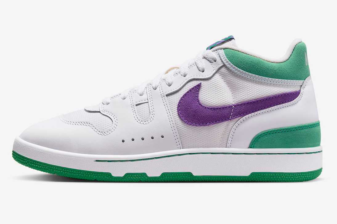 FZ2097-101 Nike Attack Court Green and Hyper Grape (Men's)