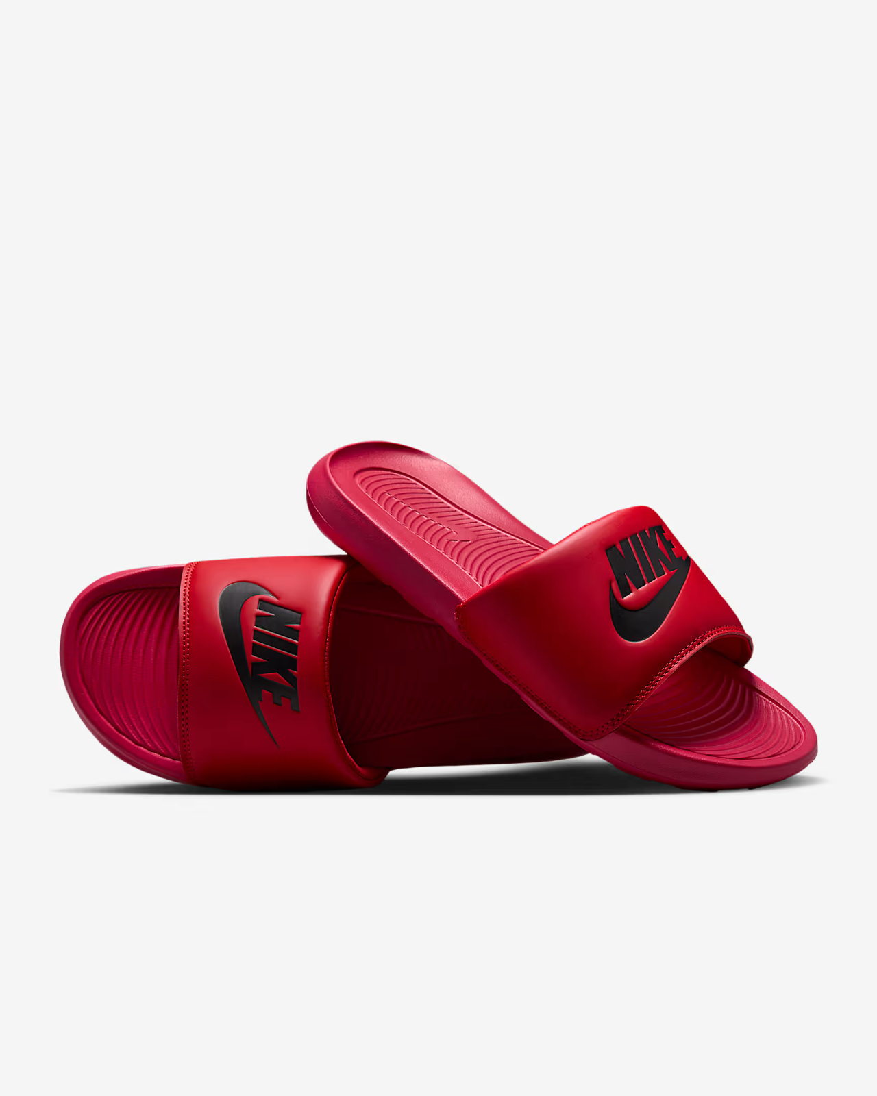 CN9675-600 Nike Victori One Slide Red Black (Men's)
