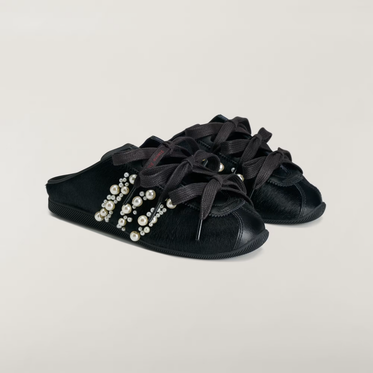 KH7275 Simone Rocha à adidas Japan Slip-On Pony Hair "Core Black" (Women's)