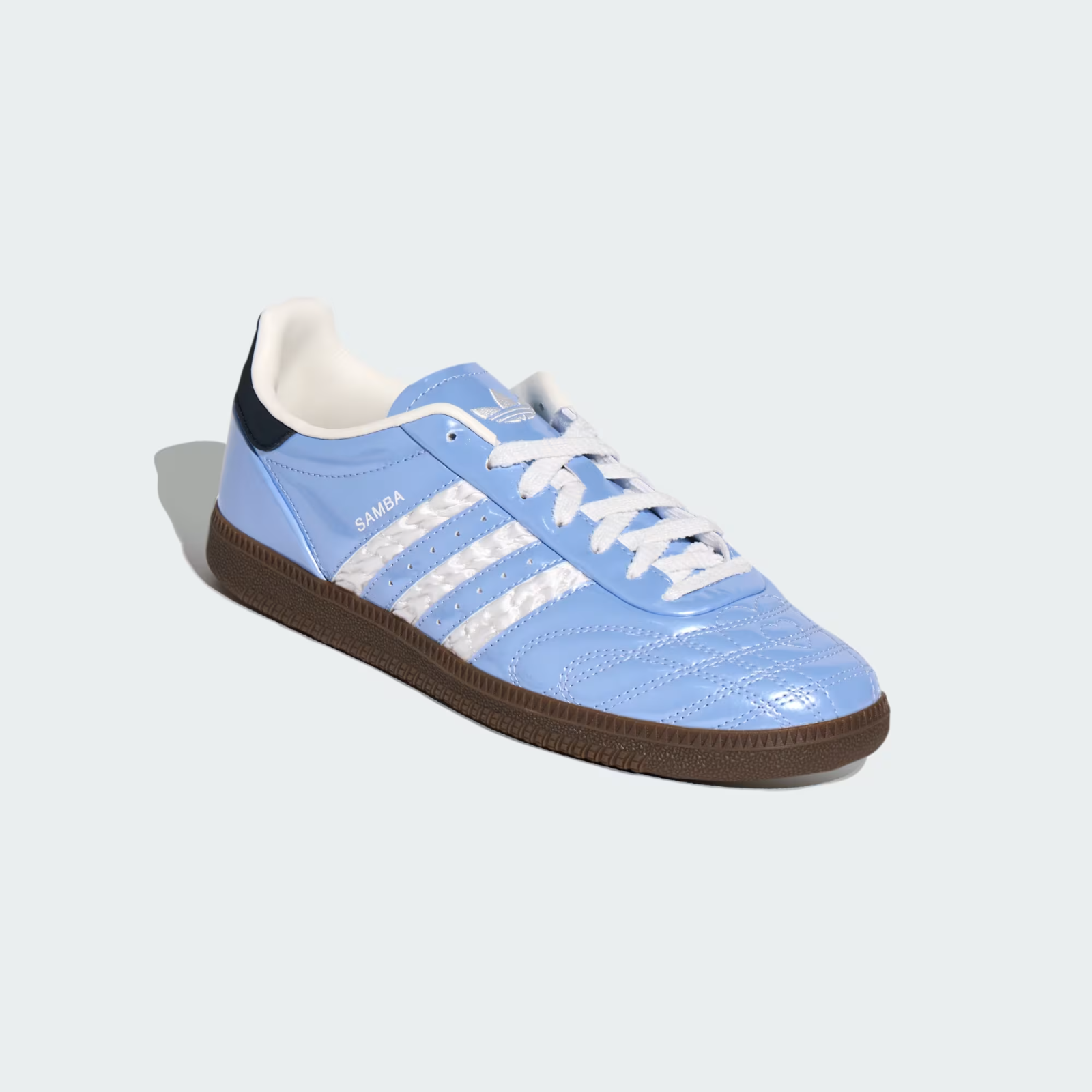KJ7302 adidas Samba JP Glow Blue Core White Aurora Ink (Men's)