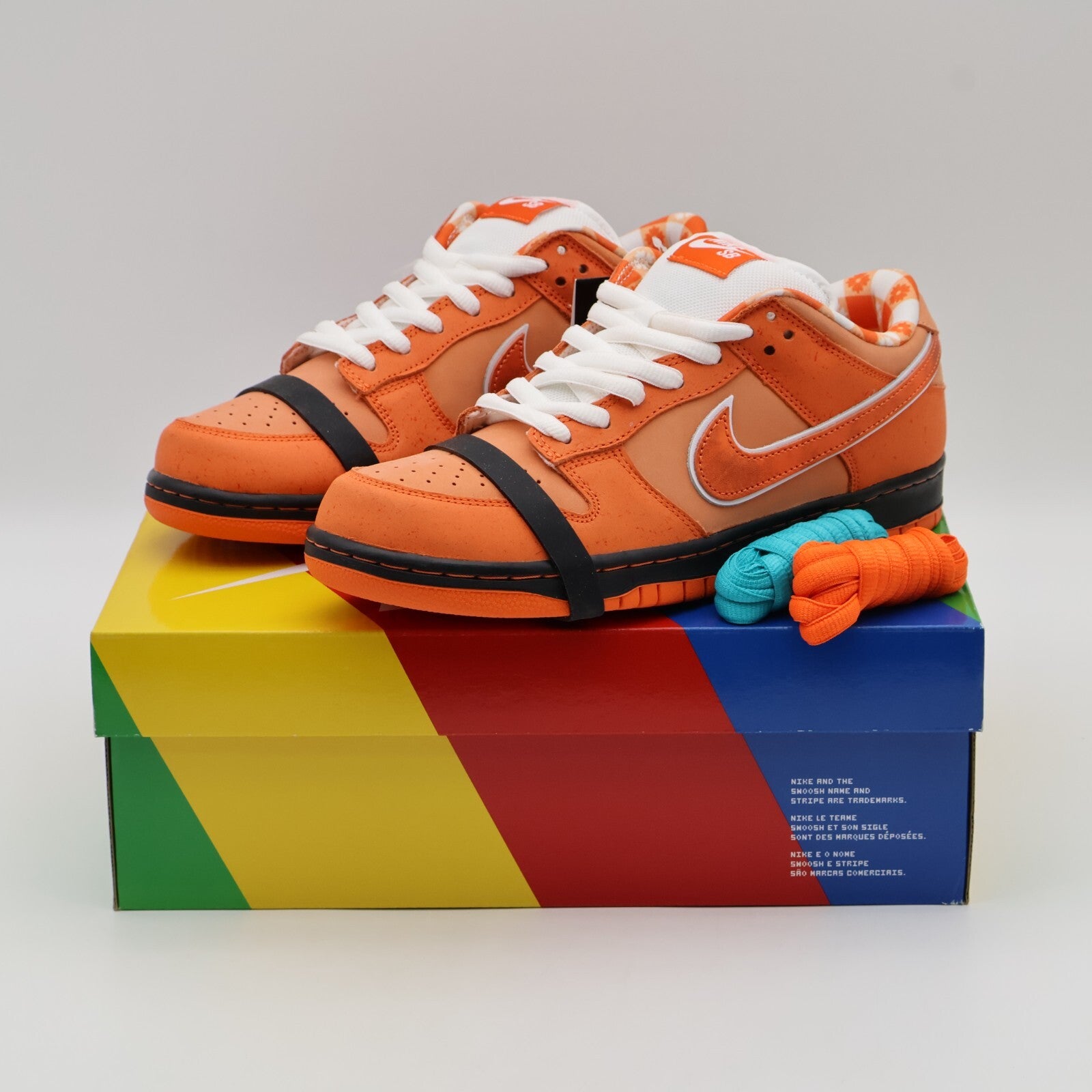 FD8776-800 Nike SB Dunk Low Concepts Orange Lobster Electro Pink Black (Men's)