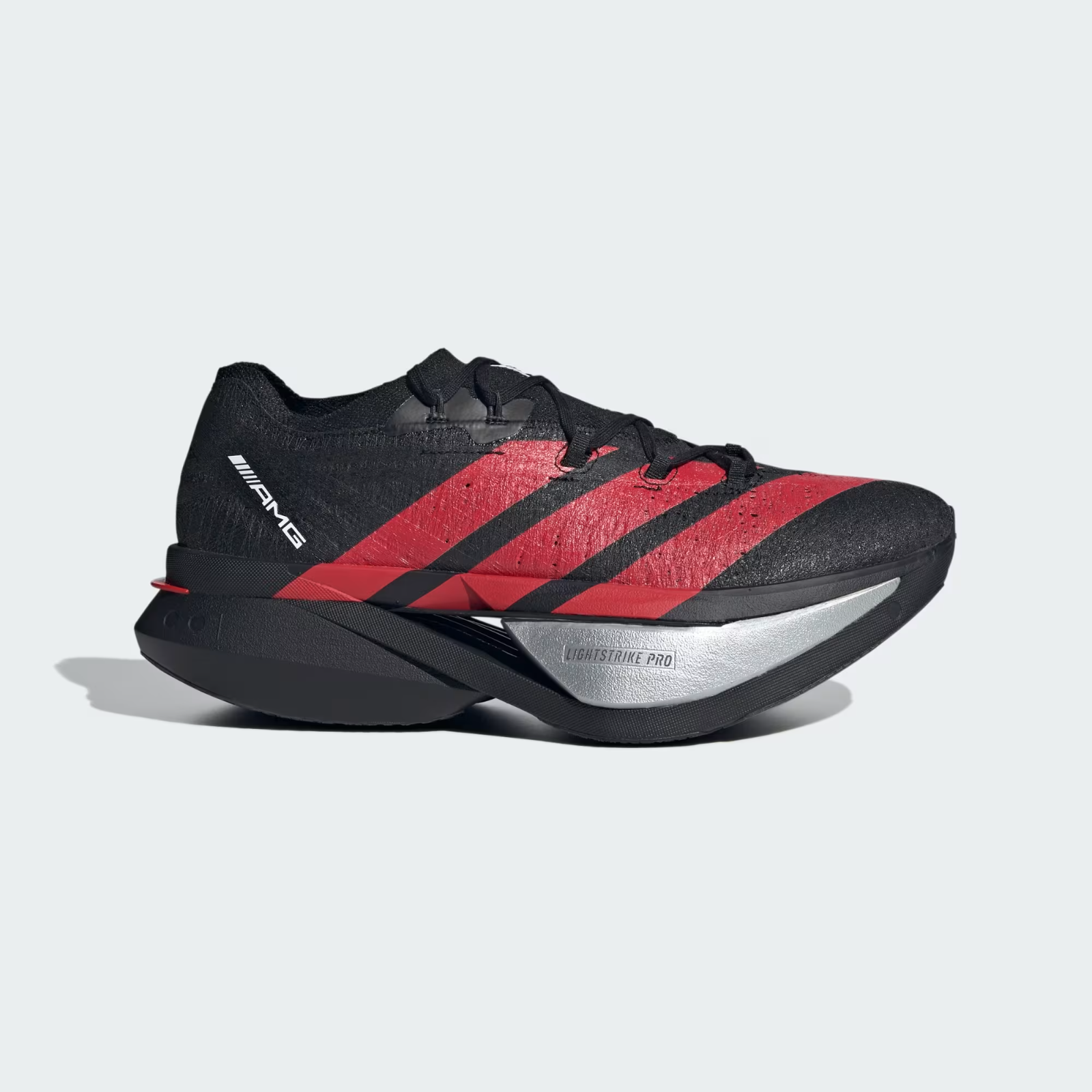 KJ6946 Mercedes AMG adidas Adizero Prime X3 Strung Core Black Lucid Red (Men's)