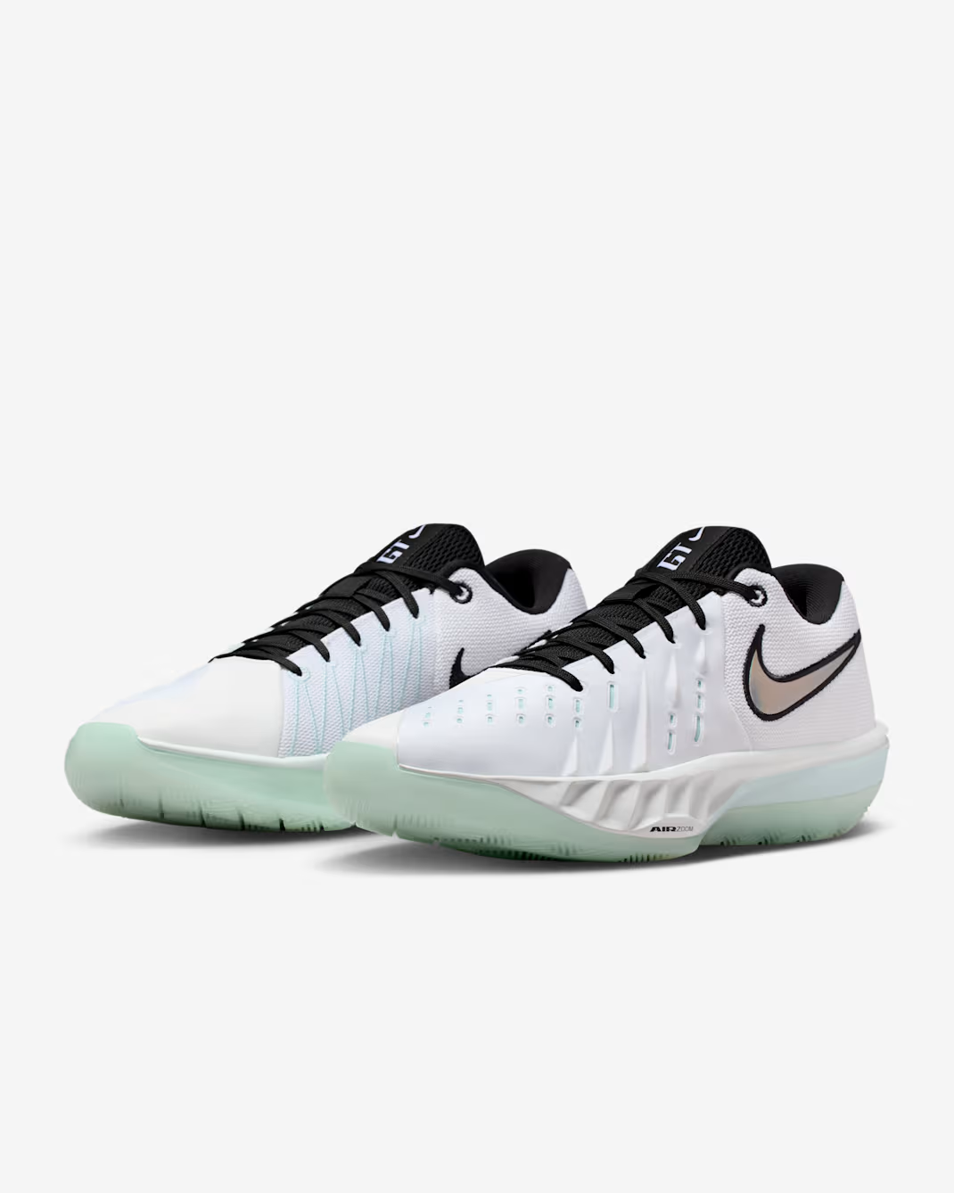 HV9775-101 Nike Air Zoom GT Cut Academy 2 White Glacier Blue (Men's)