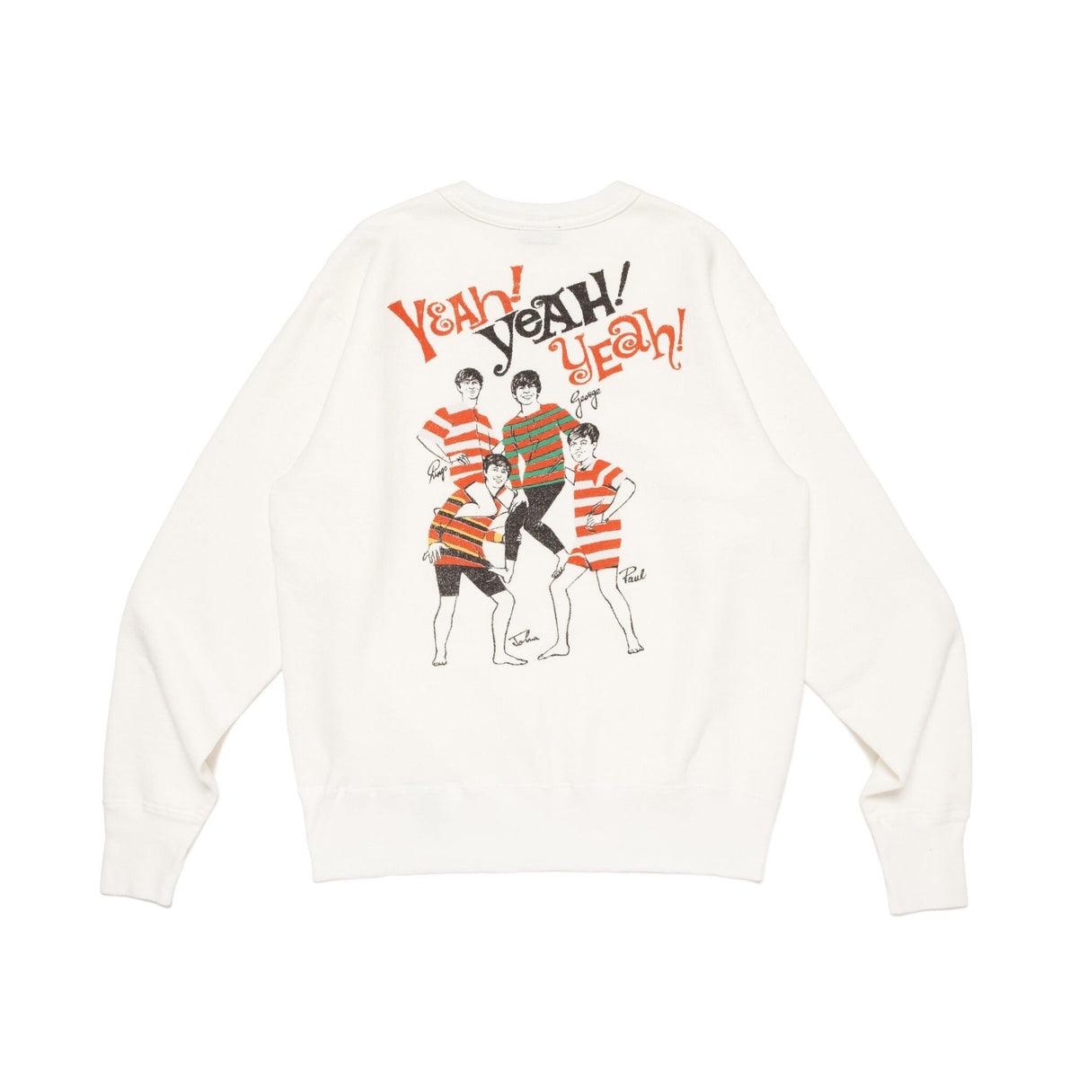 HUMAN MADE The Beatles Tsuriami Sweatshirt White