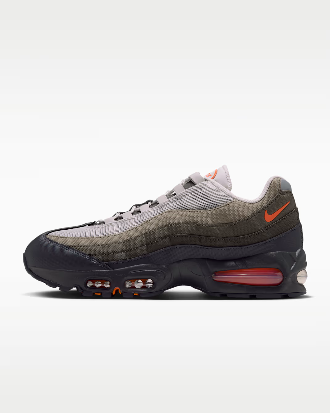 IQ7128-003 Nike Air Max 95 Big Bubble "Dark Loden/Safety Orange" (Men's)