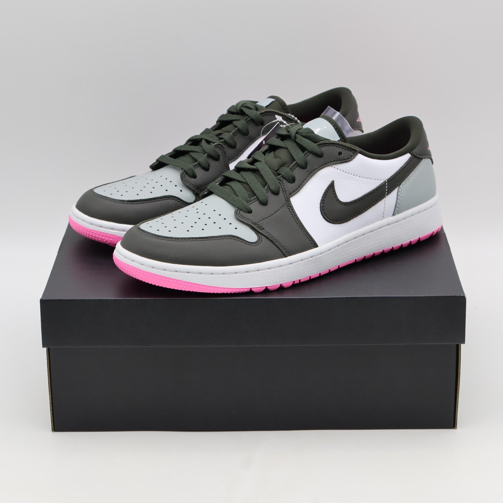 DD9315-119 Nike Air Jordan 1 Low Golf White Light Pumice Pink Glow (Men's)