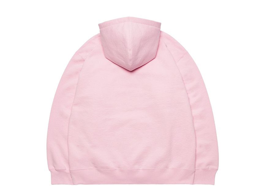 Supreme Burberry Box Logo Hooded Sweatshirt Pink