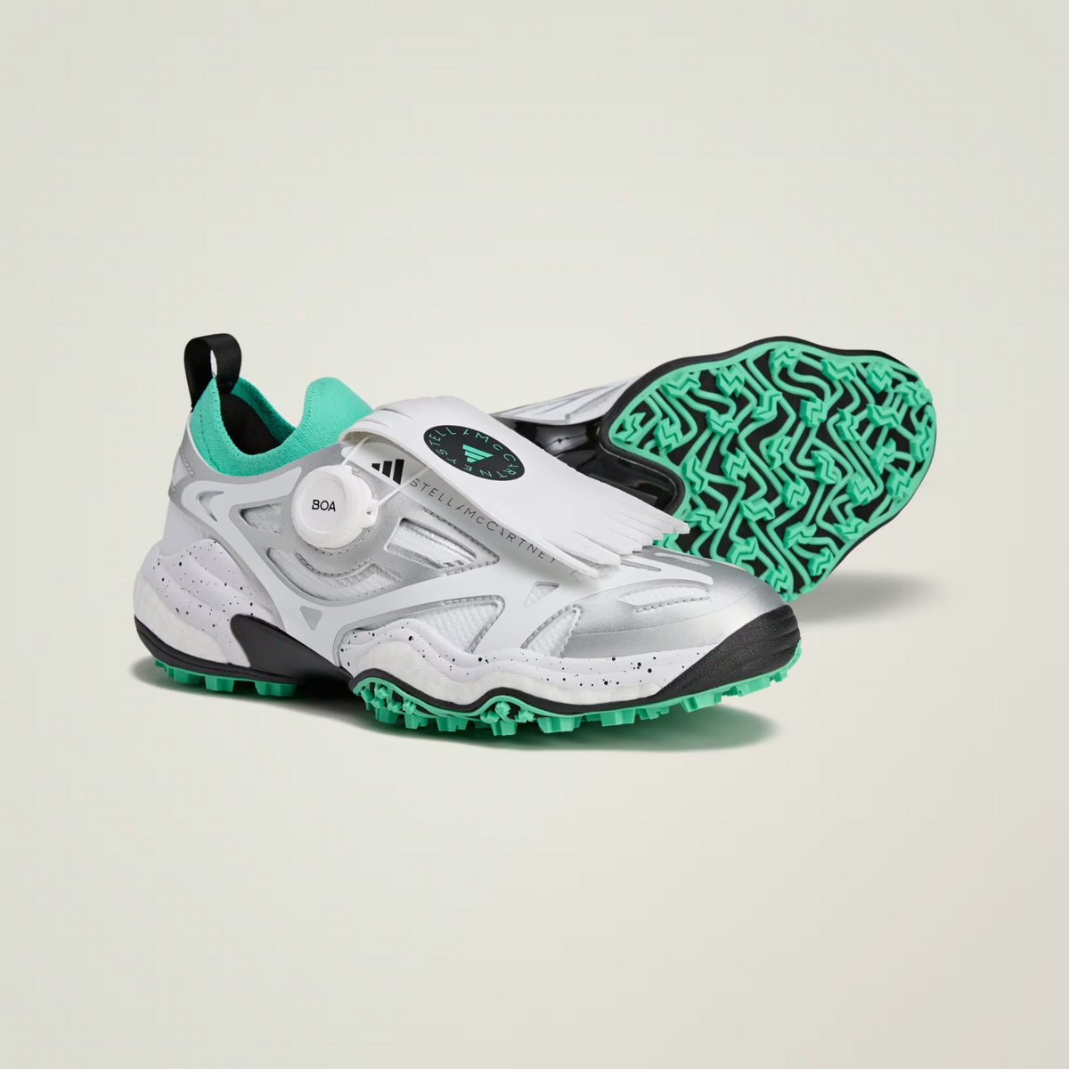 JH8937 Stella Mccartney adidas Codechaos Boa Core White Bright Green (Women's)