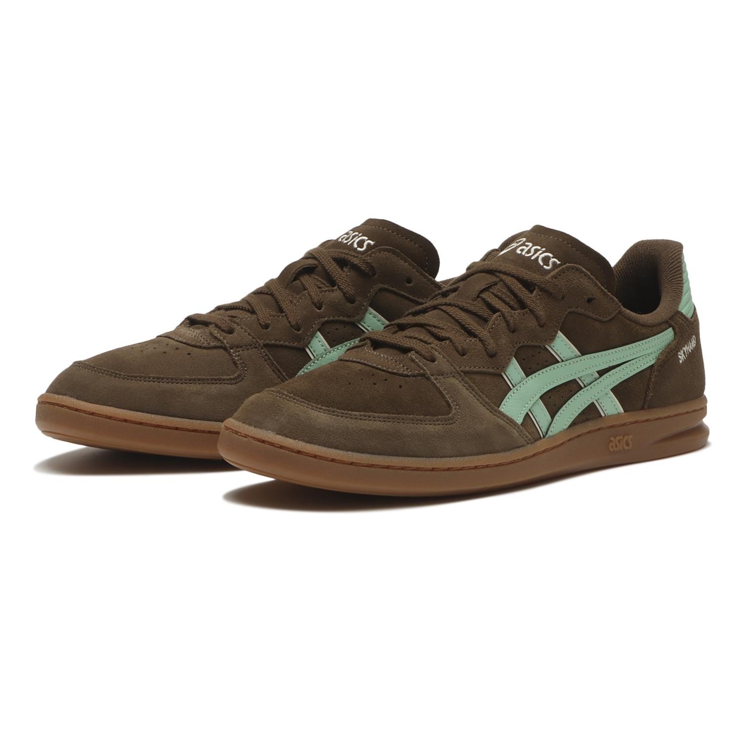 1203A452-202 Asics SKYHAND OG BROWN STORM ICE GREEN (Men's)