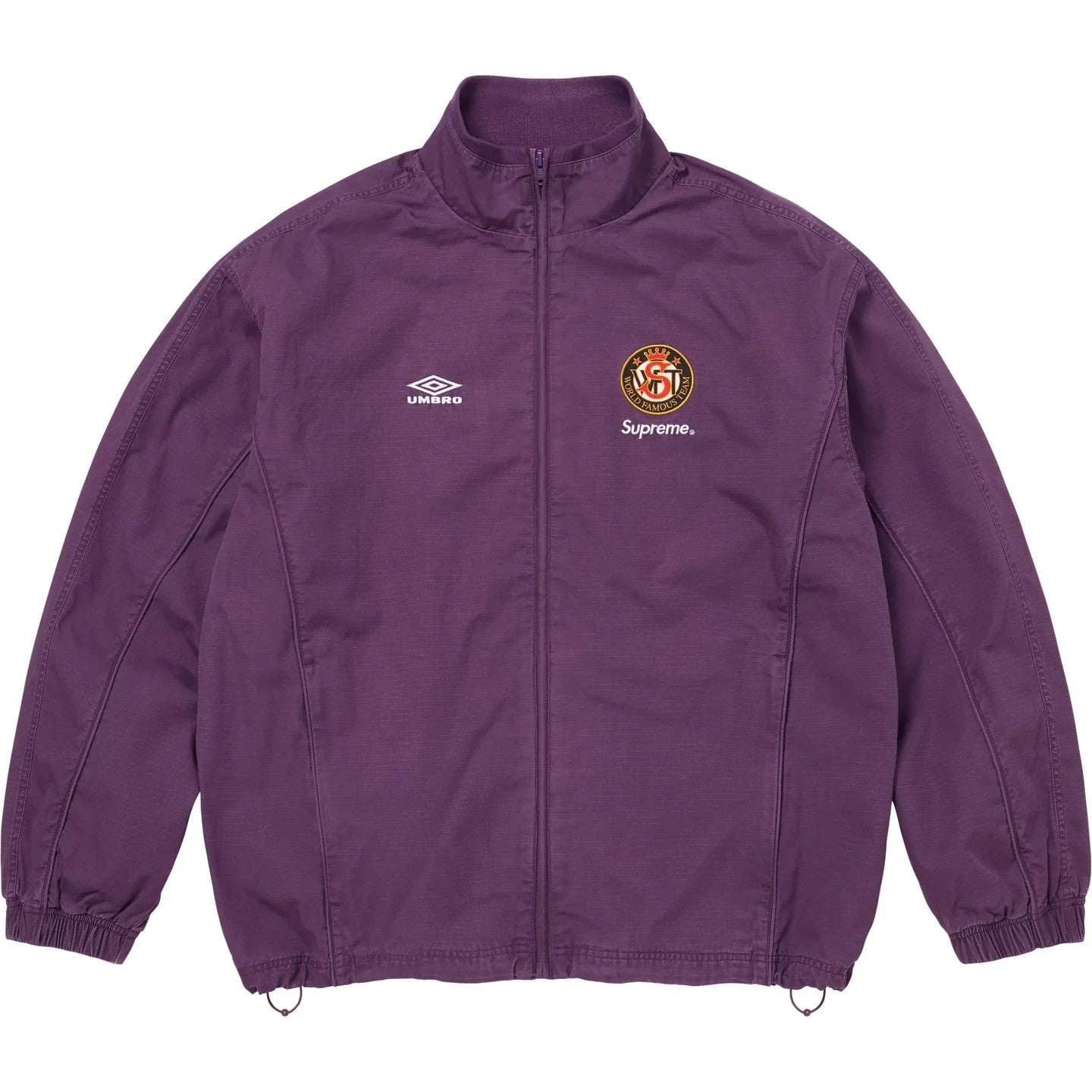 Supreme Umbro Cotton Ripstop Track Jacket (26SS) Plum