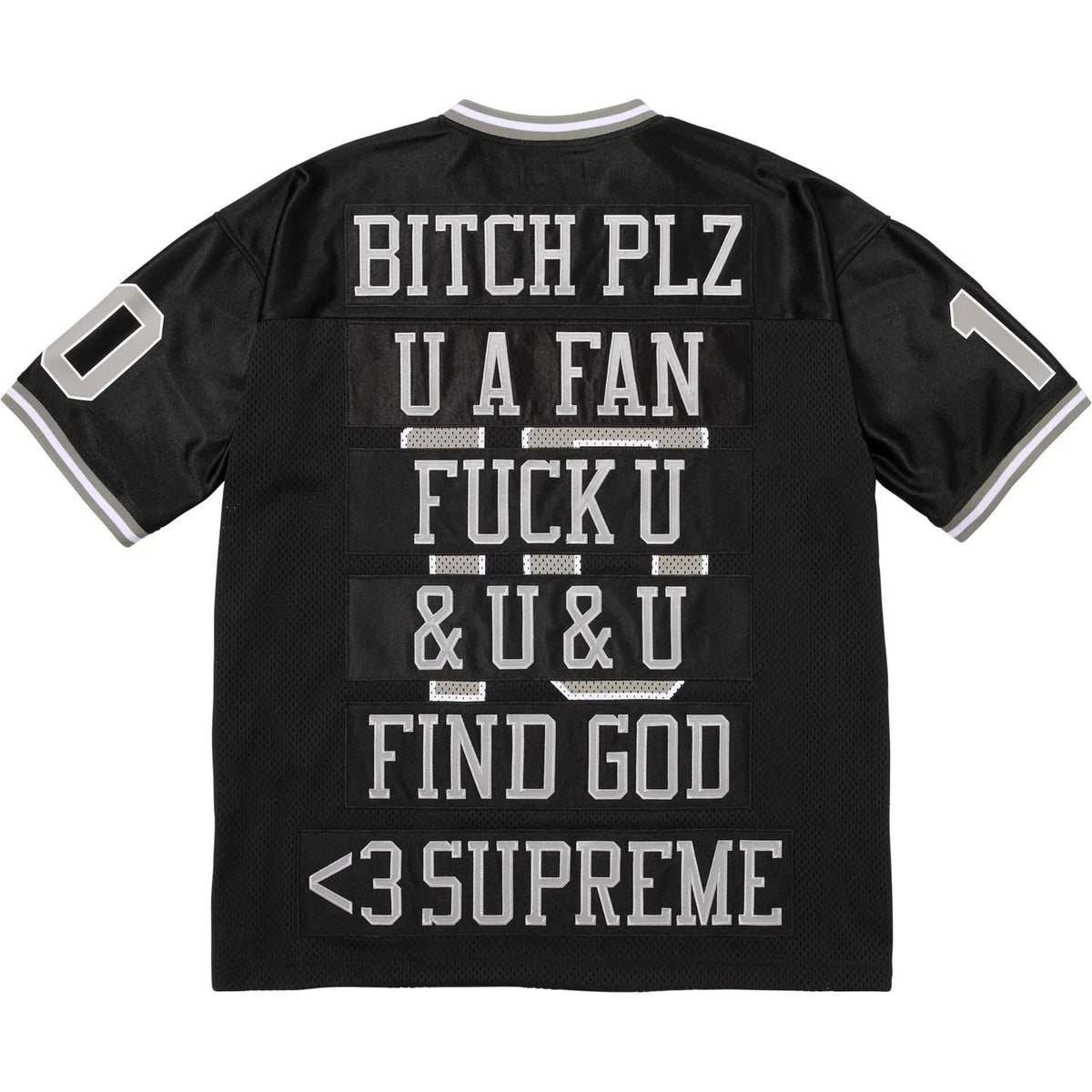 Supreme Find God Football Jersey Black