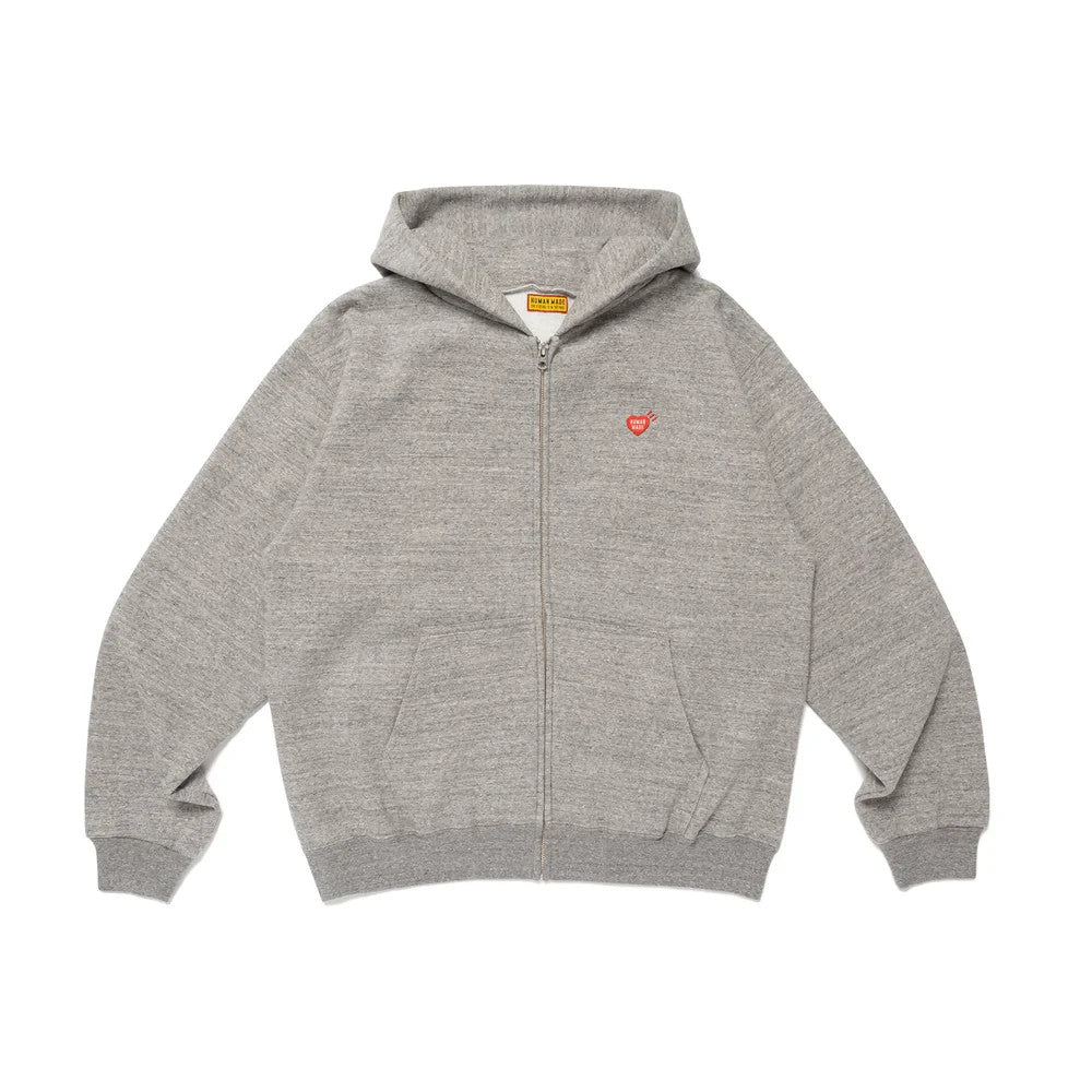 HUMAN MADE Classic Zip-Up Sweat Hoodie Gray