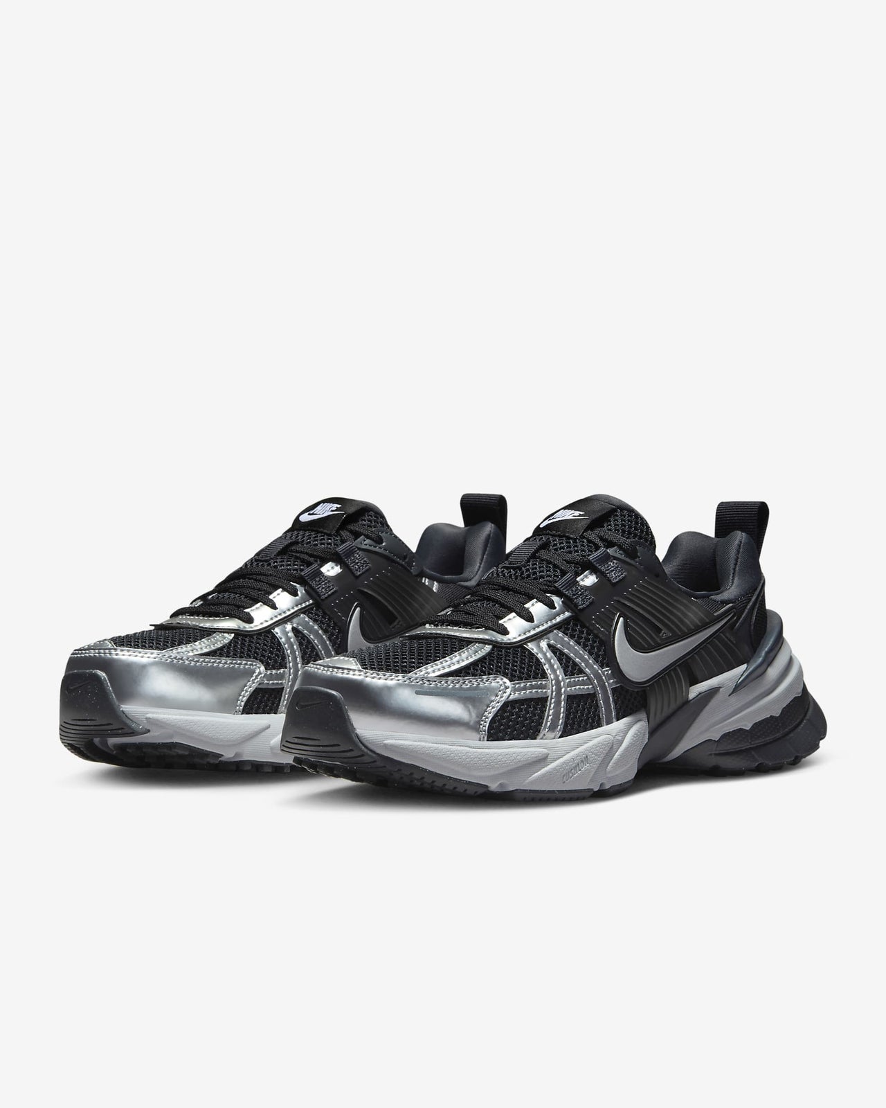 FD0736-005 Nike V2K Run Black Anthracite Dark Smoke Grey Silver (Women's)