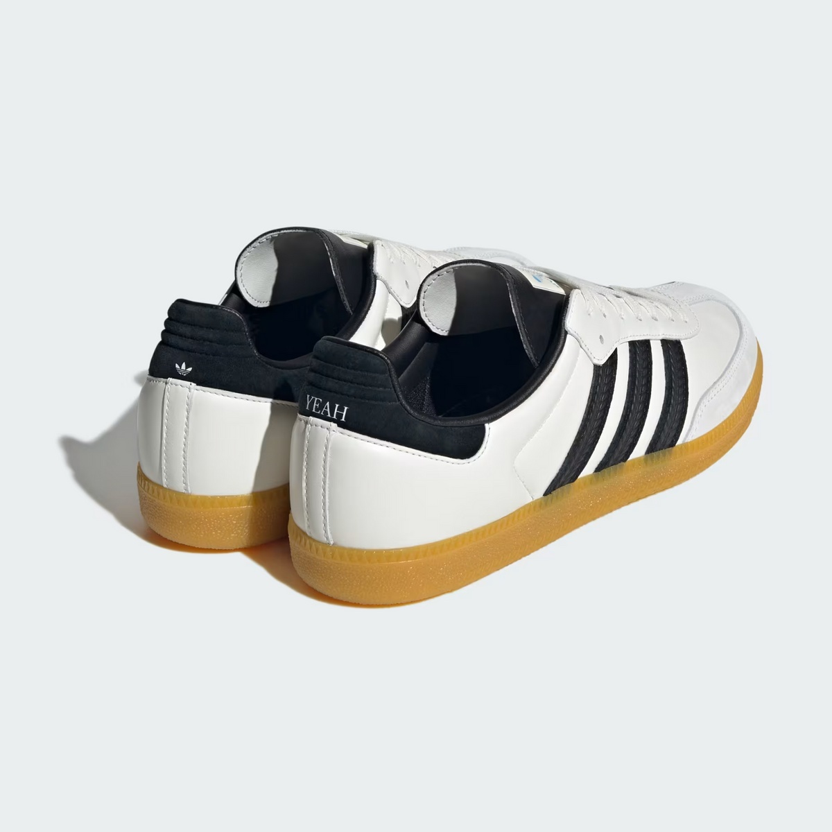 KJ1455 adidas Originals Samba OG Off White Core Black Preloved Yellow (Men's)