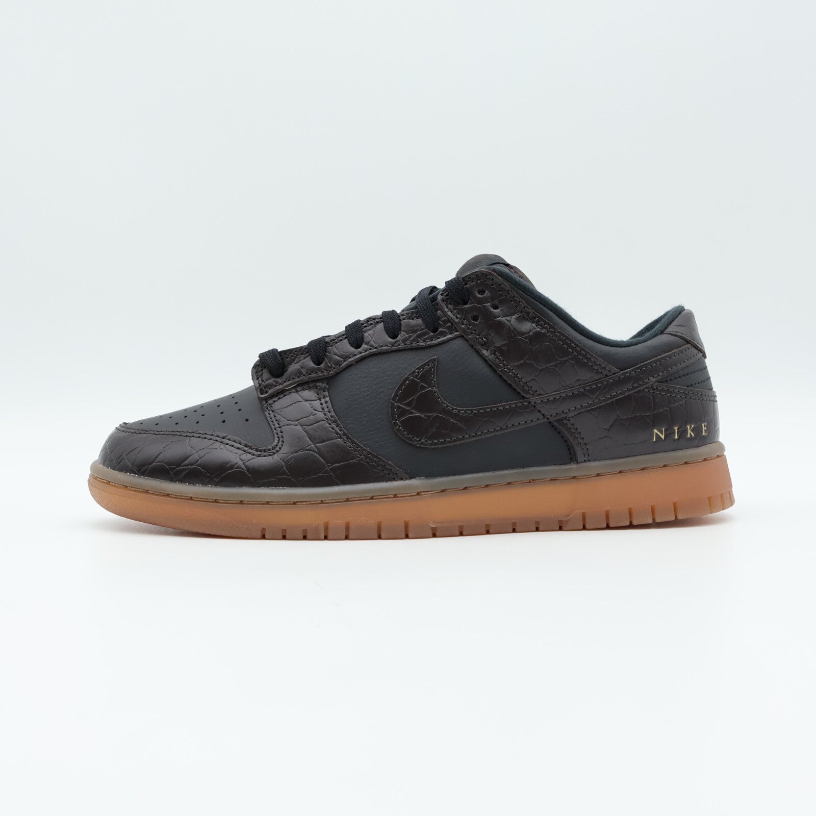 DV1024-010 Nike Dunk Low Velvet Brown and Black (Men's)