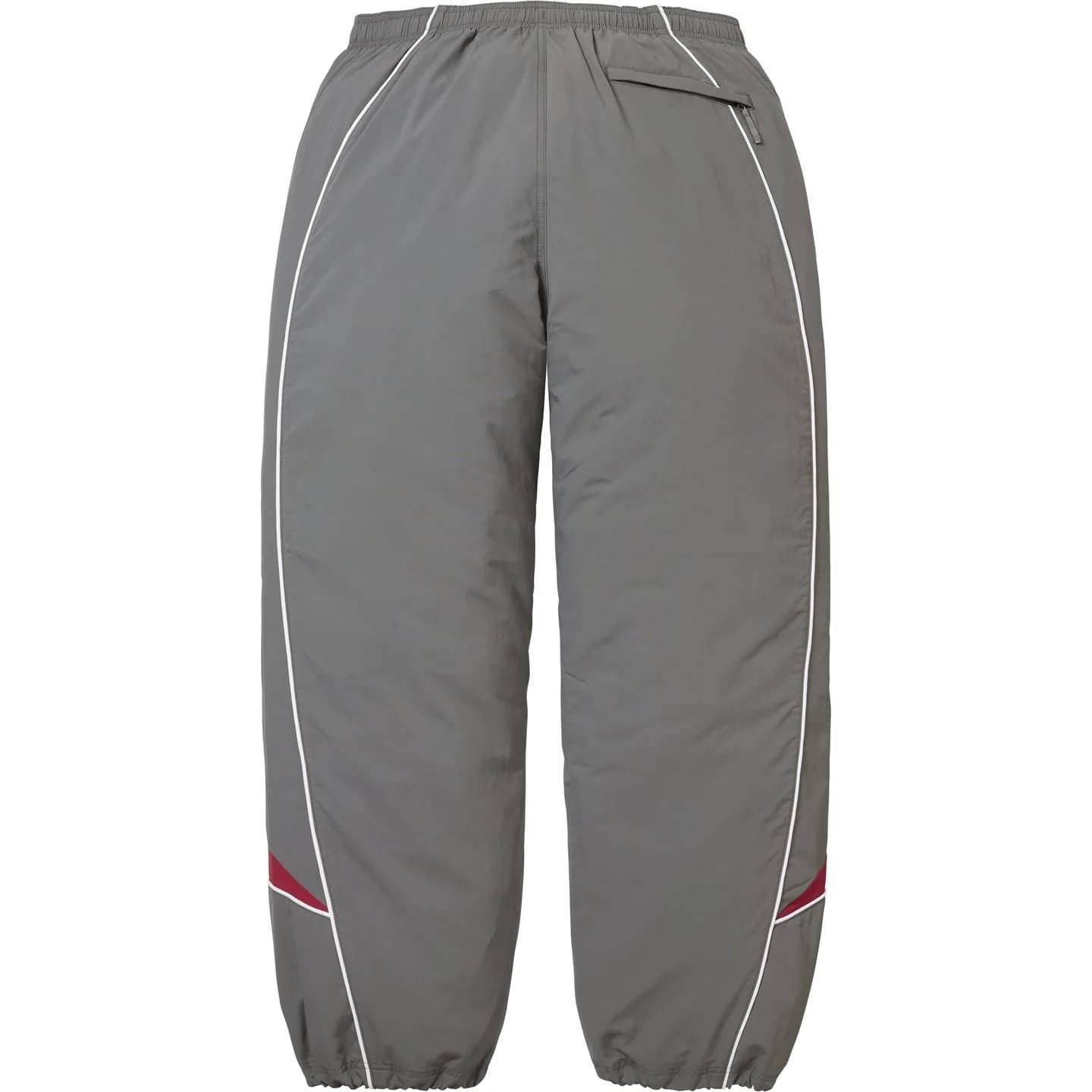 Supreme Contrast Piping Track Pant Grey