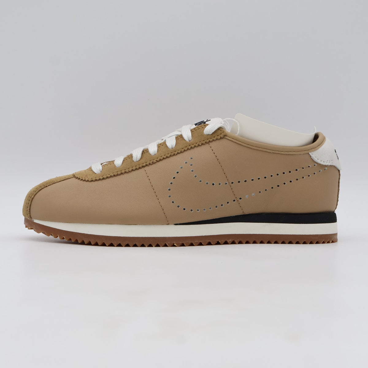 HQ1841-200 Nike Cortez Leather Pale Shale Sail Gum Medium Brown Black (Women's)