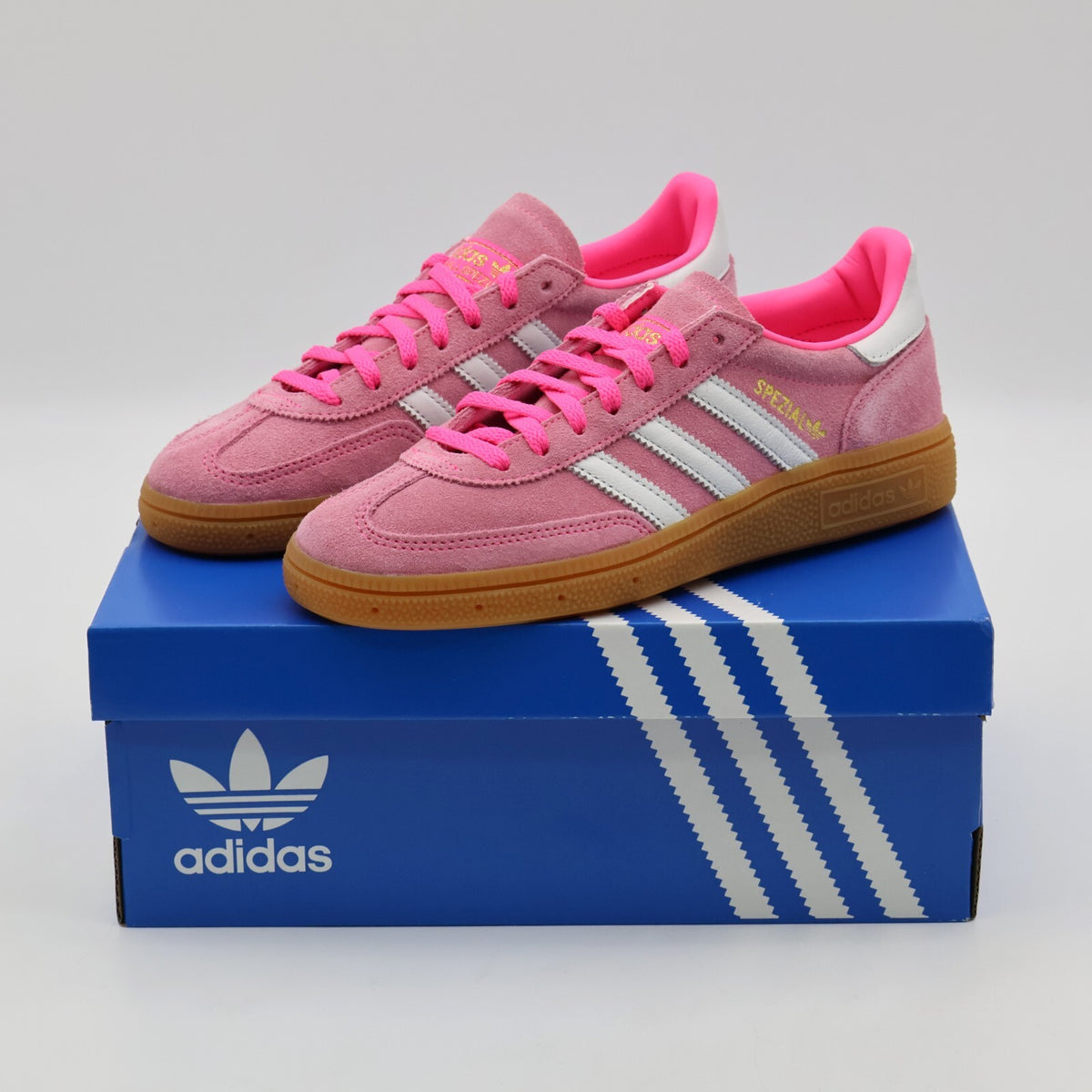 JI2654 adidas Originals Handball Spezial Lucid Pink Foot Wear White (Women's)