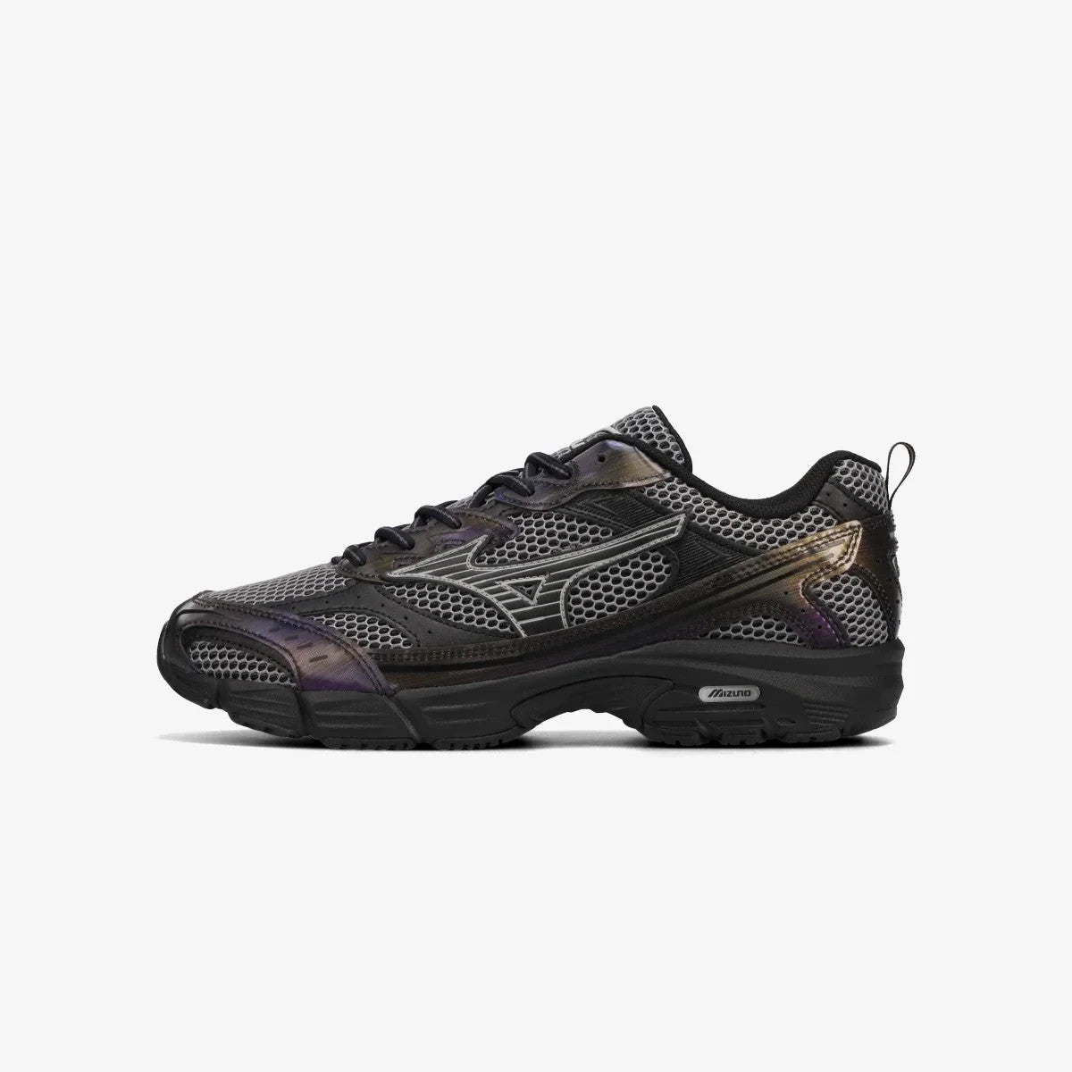 D1GA261503 Mizuno MXR "Grey/Black/Metallic Purple" (Men's)