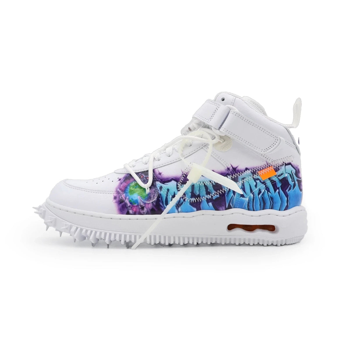 DR0500-100 Off-White Nike Air Force 1 Mid Graffiti (Men's)