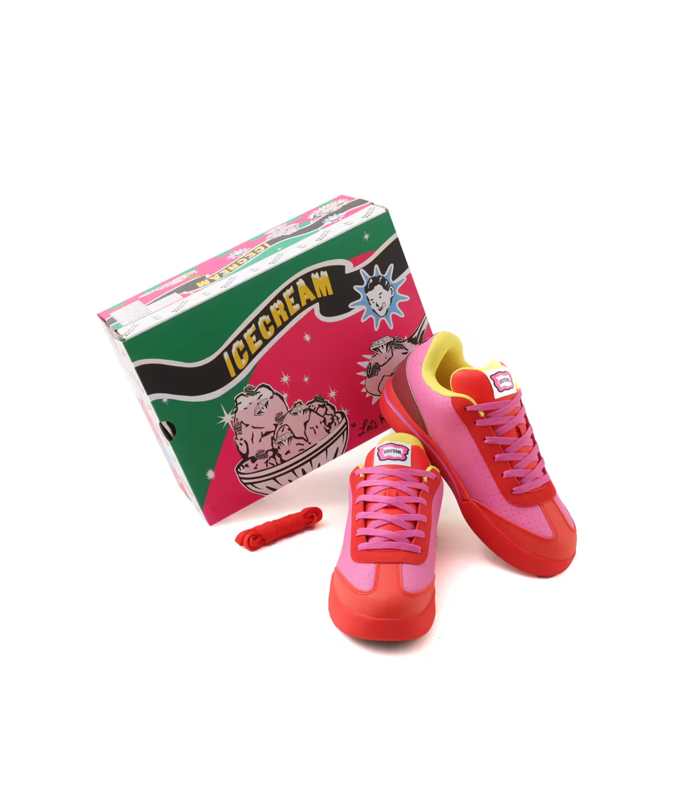 100267090 Billionaire Boys Club Icecream Reebok Board Flip Pink Lemonade (Men's)