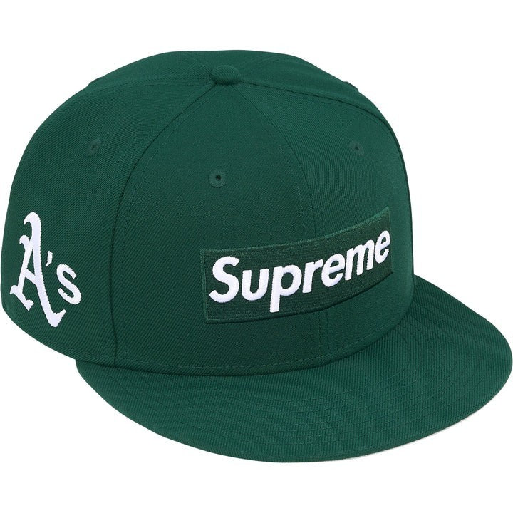 Supreme MLB New Era Teams Box Logo Oakland Athletics Dark Green