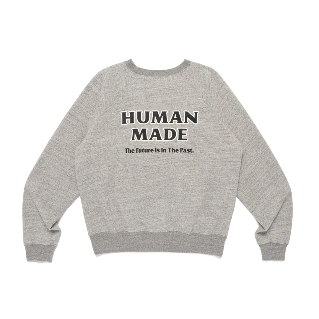 HUMAN MADE RED WING Raglan Sweatshirt Gray