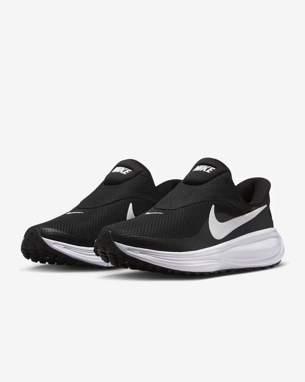 HQ2415-001 Nike Revolution 8 EasyOn Black White (Women's)