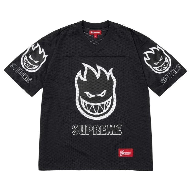 Supreme x Spitfire Football Jersey Black