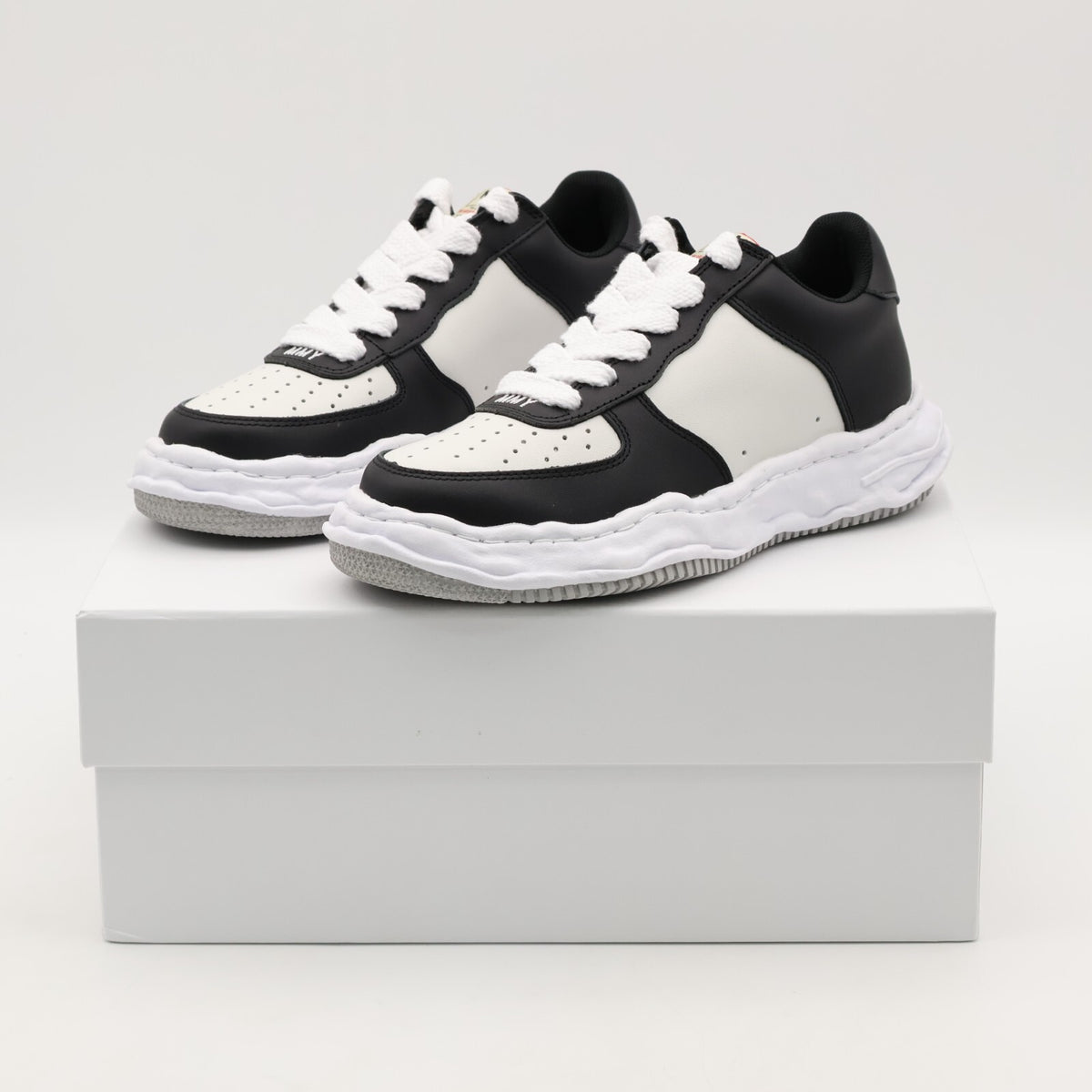 A08FW706-black/white Maison MIHARA YASUHIRO WAYNE Original Sole Leather (Men's)