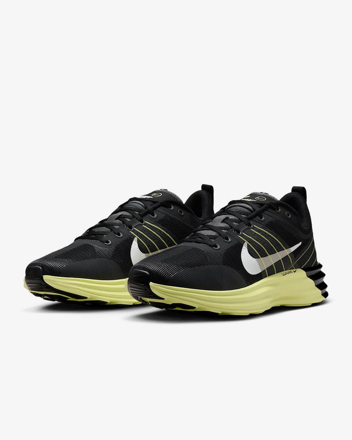 DV2440-006 Nike Lunar Roam Black Iron Grey Light Lemon Twist White (Men's)