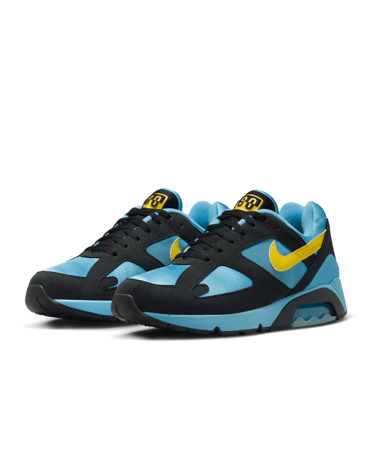 HQ4043-400 Nike Air 180 Black and Baltic Blue (Men's)