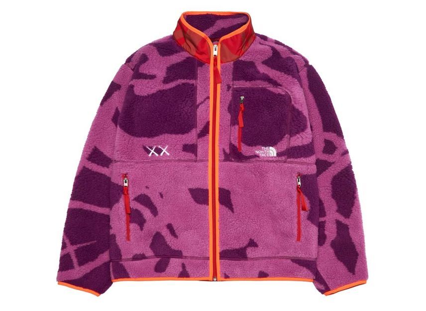 The North Face Kaws Fleece Jacket Purple (Men's)