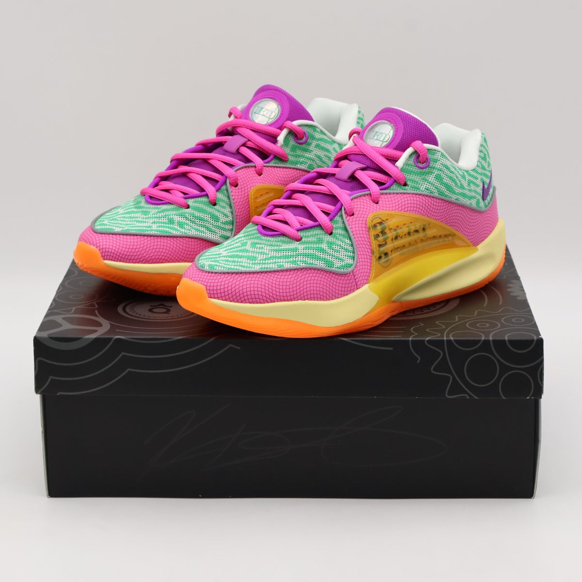 FJ4238-300 Nike KD16 ASW Stadium Green Barely Green Playful Pink Violet (Men's)