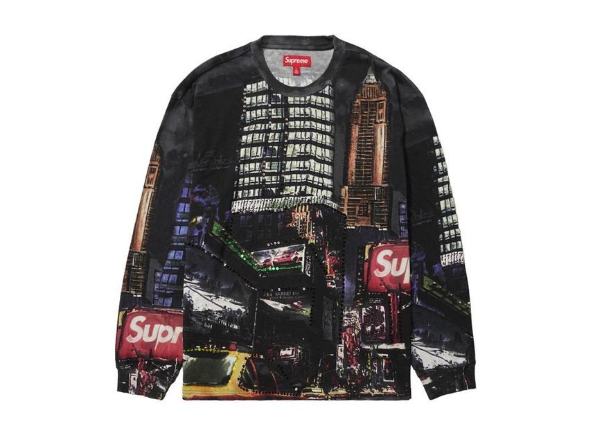 Supreme Skyline Sequin L/S Top Night