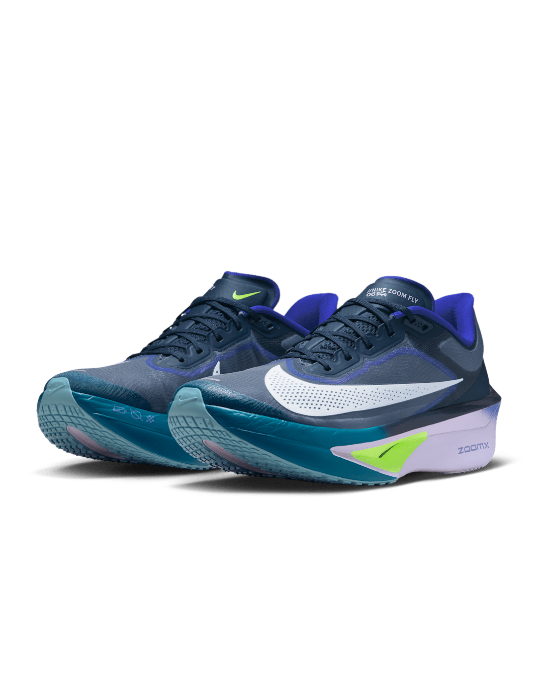 FN8454-403 Nike Zoom Fly 6 Obsidian Persian Violet Volt White (Men's)