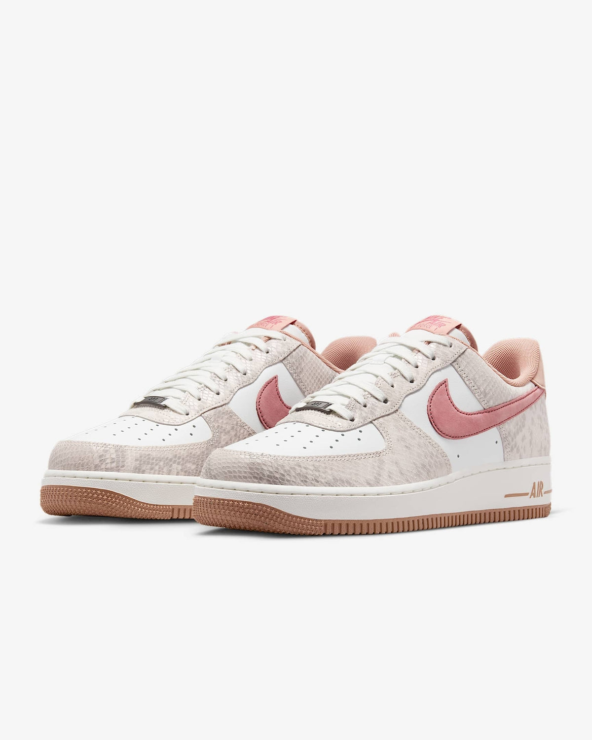 HF2898-100 Nike Air Force 1 Low Pink Snakeskin (Men's)