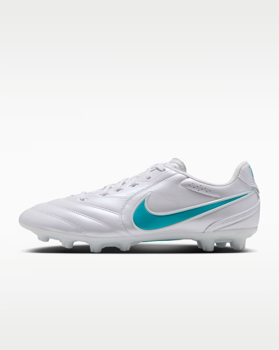 IM6960-102 Nike Tiempo Ligera Pro "White/Dusty Cactus" (Men's)