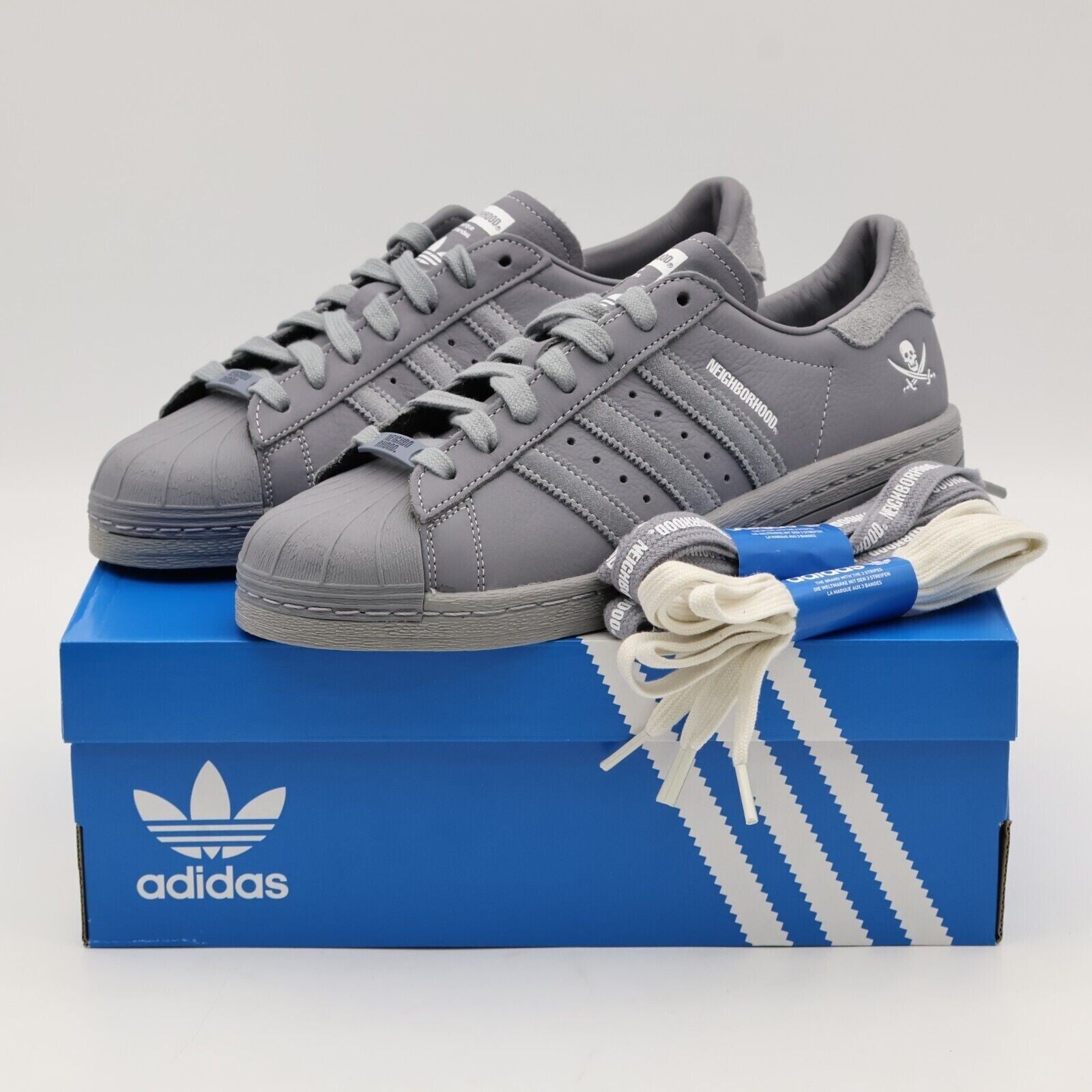 IE6115 NEIGHBORHOOD adidas Originals Superstar 2005 Grey Footwear White (Men's)