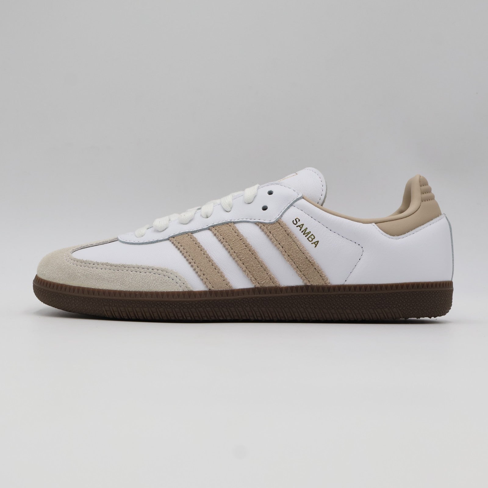 JI0218 adidas Samba OG White Brown Gum (Men's)